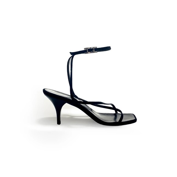 HERMES - satin slingback heels - Picture 1 of 4